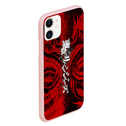 Чехол iPhone 11 матовый TOKYO REVENGERS BLACK RED DRAGON, цвет: 3D-светло-розовый — фото 2