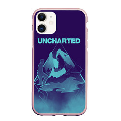 Чехол iPhone 11 матовый Uncharted Арт, цвет: 3D-светло-розовый