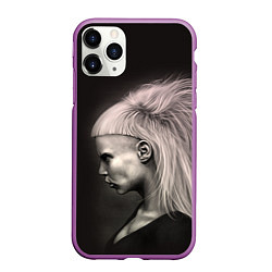 Чехол iPhone 11 Pro матовый Die Antwoord GIrl, цвет: 3D-фиолетовый