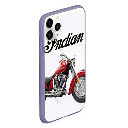 Чехол iPhone 11 Pro матовый Indian 4, цвет: 3D-серый — фото 2