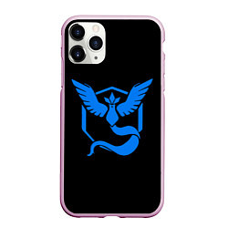 Чехол iPhone 11 Pro матовый Pokemon Blue Team, цвет: 3D-розовый
