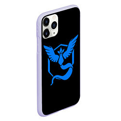 Чехол iPhone 11 Pro матовый Pokemon Blue Team, цвет: 3D-светло-сиреневый — фото 2