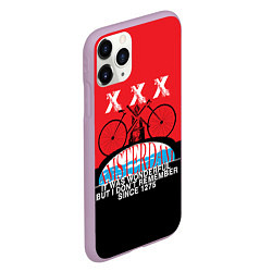 Чехол iPhone 11 Pro матовый Amsterdam t-shirt, цвет: 3D-сиреневый — фото 2