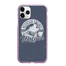 Чехол iPhone 11 Pro матовый Team t-shirt 11, цвет: 3D-розовый