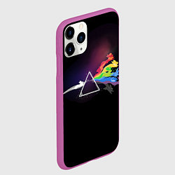 Чехол iPhone 11 Pro матовый Покемоны, цвет: 3D-фиолетовый — фото 2