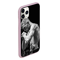 Чехол iPhone 11 Pro матовый Conor McGregor: Mono, цвет: 3D-розовый — фото 2