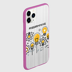 Чехол iPhone 11 Pro матовый Программирование 1, цвет: 3D-фиолетовый — фото 2