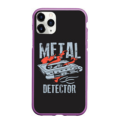 Чехол iPhone 11 Pro матовый Metal Detector