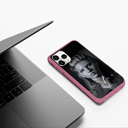 Чехол iPhone 11 Pro матовый Vikings: Ladgerda, цвет: 3D-малиновый — фото 2