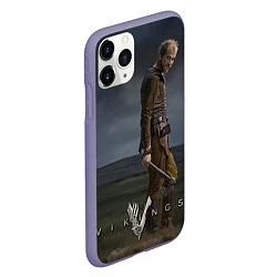 Чехол iPhone 11 Pro матовый Vikings: Floki, цвет: 3D-серый — фото 2