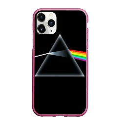 Чехол iPhone 11 Pro матовый Pink floyd, цвет: 3D-малиновый