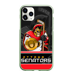 Чехол iPhone 11 Pro матовый Ottawa Senators