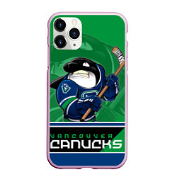 Чехол iPhone 11 Pro матовый Vancouver Canucks