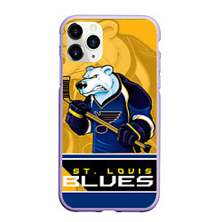 Чехол iPhone 11 Pro матовый St. Louis Blues