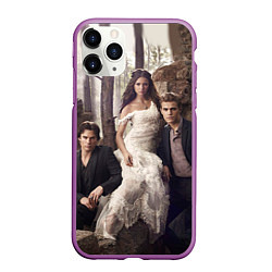 Чехол iPhone 11 Pro матовый Vampire Queen, цвет: 3D-фиолетовый