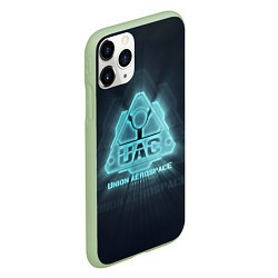 Чехол iPhone 11 Pro матовый Union Aerospace corporation, цвет: 3D-салатовый — фото 2