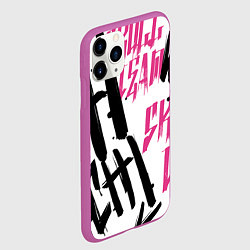 Чехол iPhone 11 Pro матовый Kai Wachi, цвет: 3D-фиолетовый — фото 2