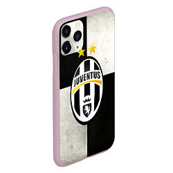 Чехол iPhone 11 Pro матовый Juventus FC, цвет: 3D-розовый — фото 2