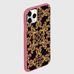 Чехол iPhone 11 Pro матовый Style, цвет: 3D-малиновый — фото 2