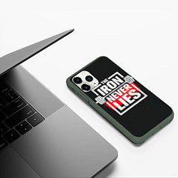 Чехол iPhone 11 Pro матовый The iron never lies, цвет: 3D-темно-зеленый — фото 2