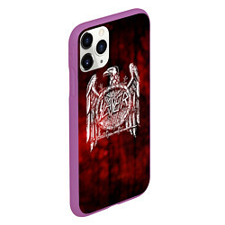 Чехол iPhone 11 Pro матовый Slayer: Blooded Eagle, цвет: 3D-фиолетовый — фото 2