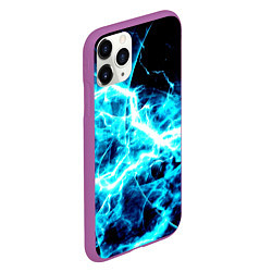 Чехол iPhone 11 Pro матовый Energy, цвет: 3D-фиолетовый — фото 2