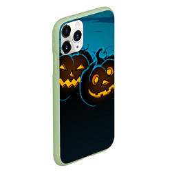 Чехол iPhone 11 Pro матовый Halloween3, цвет: 3D-салатовый — фото 2