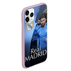 Чехол iPhone 11 Pro матовый Real Madrid, цвет: 3D-розовый — фото 2