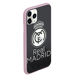 Чехол iPhone 11 Pro матовый Real Madrid, цвет: 3D-розовый — фото 2