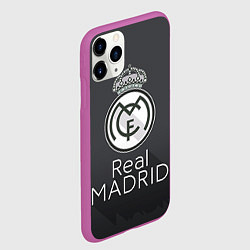 Чехол iPhone 11 Pro матовый Real Madrid, цвет: 3D-фиолетовый — фото 2