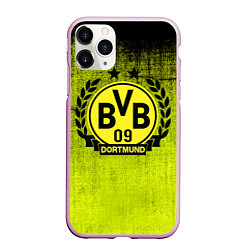 Чехол iPhone 11 Pro матовый Borussia5, цвет: 3D-розовый