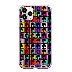 Чехол iPhone 11 Pro матовый The Beatles: pop-art