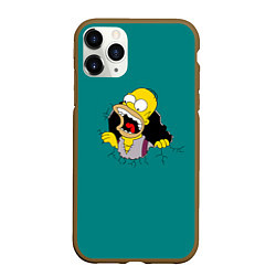 Чехол iPhone 11 Pro матовый Alien-Homer