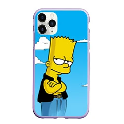 Чехол iPhone 11 Pro матовый Задумчивый Барт