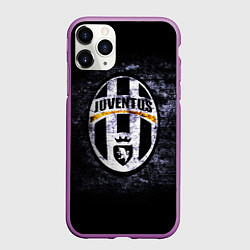 Чехол iPhone 11 Pro матовый Juventus: shadows, цвет: 3D-фиолетовый