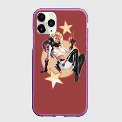 Чехол iPhone 11 Pro матовый NukaCola, цвет: 3D-фиолетовый