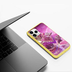 Чехол iPhone 11 Pro матовый Dazzle Magic, цвет: 3D-желтый — фото 2