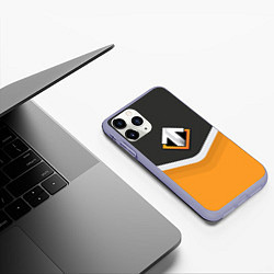Чехол iPhone 11 Pro матовый Escape Gaming Uniform, цвет: 3D-светло-сиреневый — фото 2