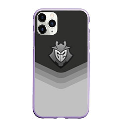 Чехол iPhone 11 Pro матовый G2 Esports Uniform, цвет: 3D-светло-сиреневый