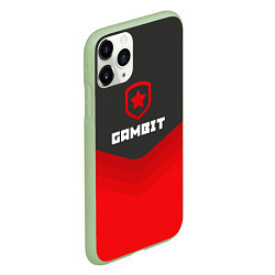 Чехол iPhone 11 Pro матовый Gambit Gaming Uniform, цвет: 3D-салатовый — фото 2