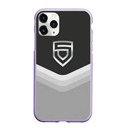 Чехол iPhone 11 Pro матовый Penta Uniform, цвет: 3D-светло-сиреневый