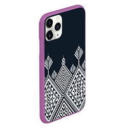 Чехол iPhone 11 Pro матовый Pat30, цвет: 3D-фиолетовый — фото 2
