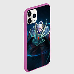 Чехол iPhone 11 Pro матовый White Invoker, цвет: 3D-фиолетовый — фото 2