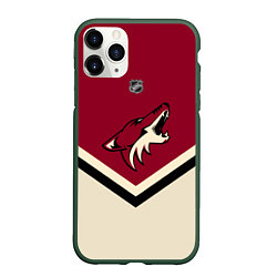 Чехол iPhone 11 Pro матовый NHL: Arizona Coyotes
