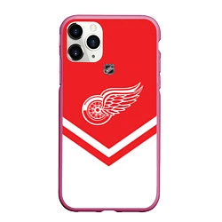 Чехол iPhone 11 Pro матовый NHL: Detroit Red Wings