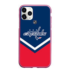 Чехол iPhone 11 Pro матовый NHL: Washington Capitals