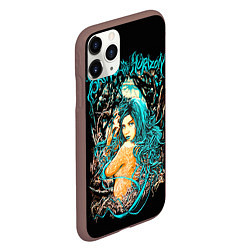 Чехол iPhone 11 Pro матовый Bring Me The Horizon, цвет: 3D-коричневый — фото 2