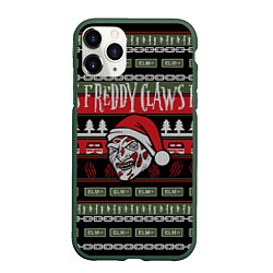 Чехол iPhone 11 Pro матовый Freddy Christmas