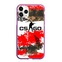 Чехол iPhone 11 Pro матовый CS:GO Roll Cage, цвет: 3D-фиолетовый