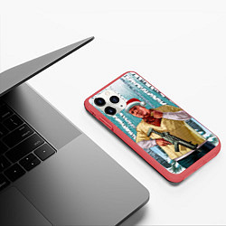 Чехол iPhone 11 Pro матовый Grand Happy New Year!, цвет: 3D-красный — фото 2